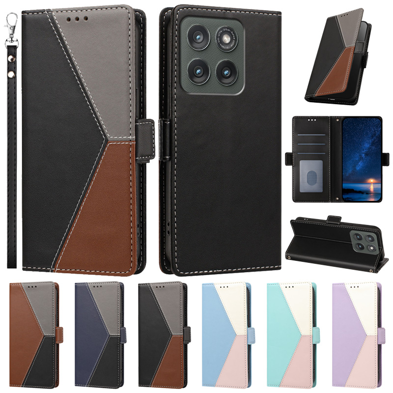 Phone Cases Motorola Edge 2025 - Магнитный кожаный чехол для Motorola Edge