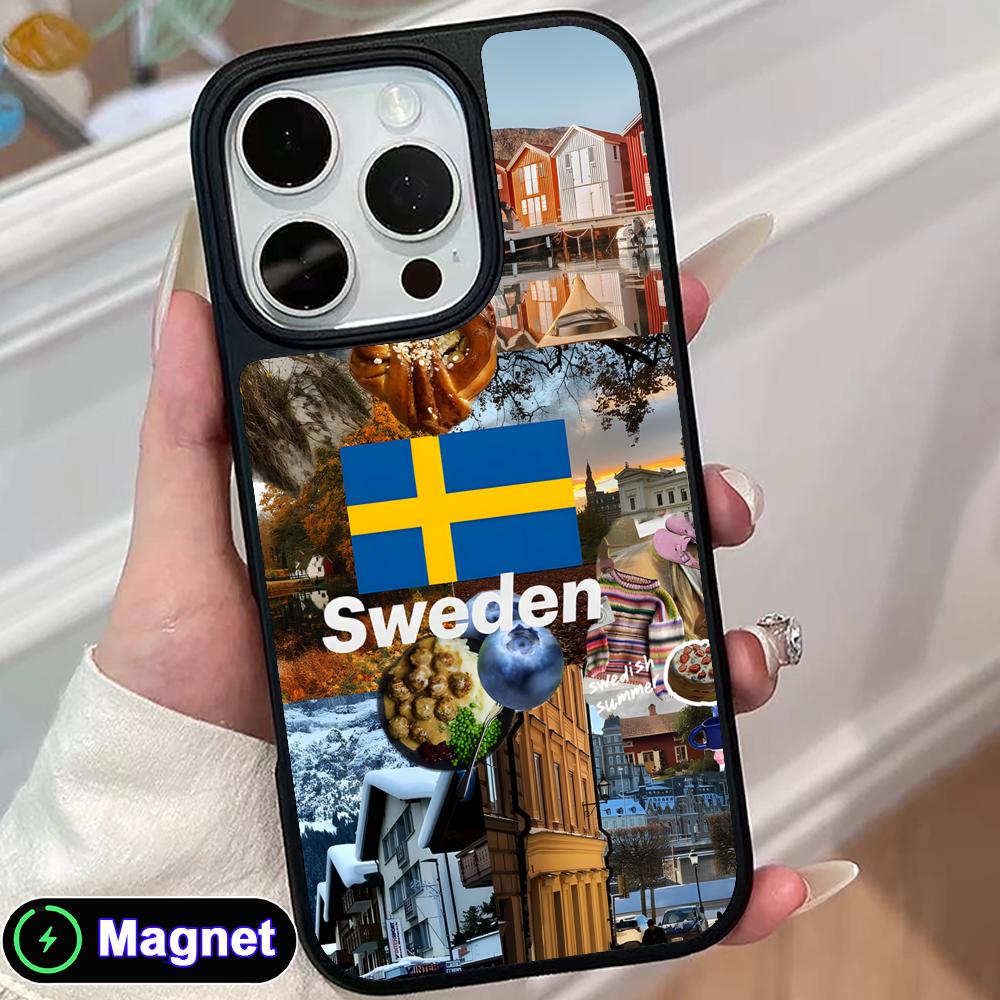 Phone Cases Sweden - Чехол для телефона с флагом Швеции
