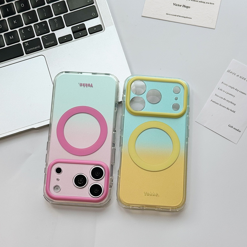 Phone Cases With Camera Cover - Модный противоударный чехол-накладка Candy Color Dazzle
