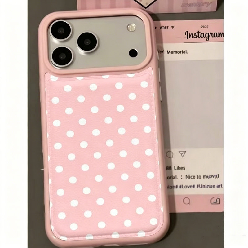 Phone Cases Korean - Модный корейский чехол Ins из кожи