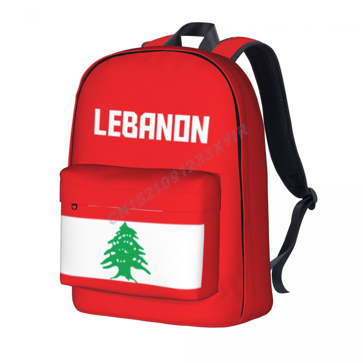 Phone Cases Lebanon - Рюкзак унисекс, флаг Ливана, 1 стежок,