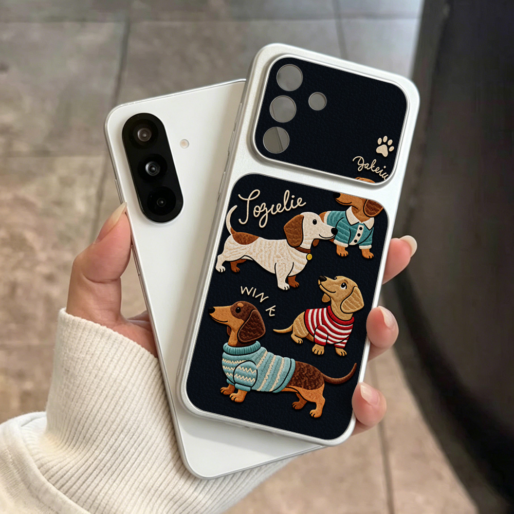 Phone Cases With Camera Cover - Кожаный чехол для телефона с мультяшным