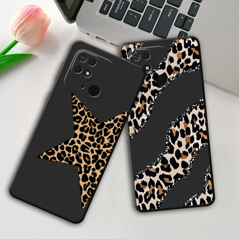 Phone Cases Drawing - Чехол для телефона с леопардовым принтом
