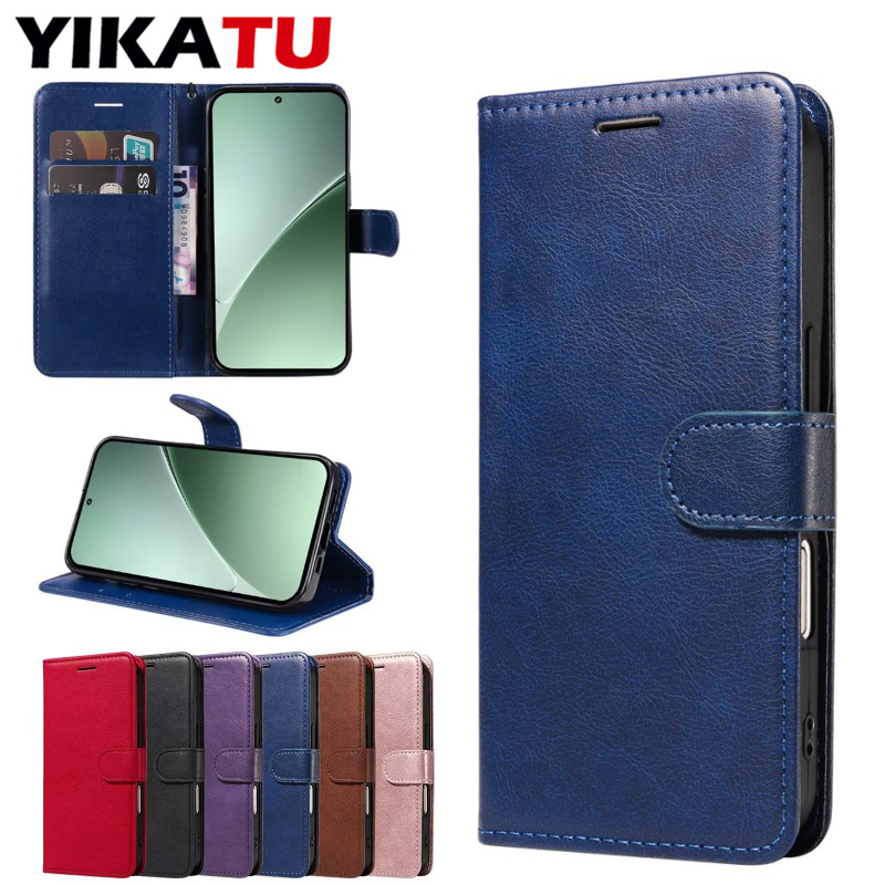 Phone Cases Motorola Edge 2025 - Магнитный кожаный чехол-кошелек для MOTO E13