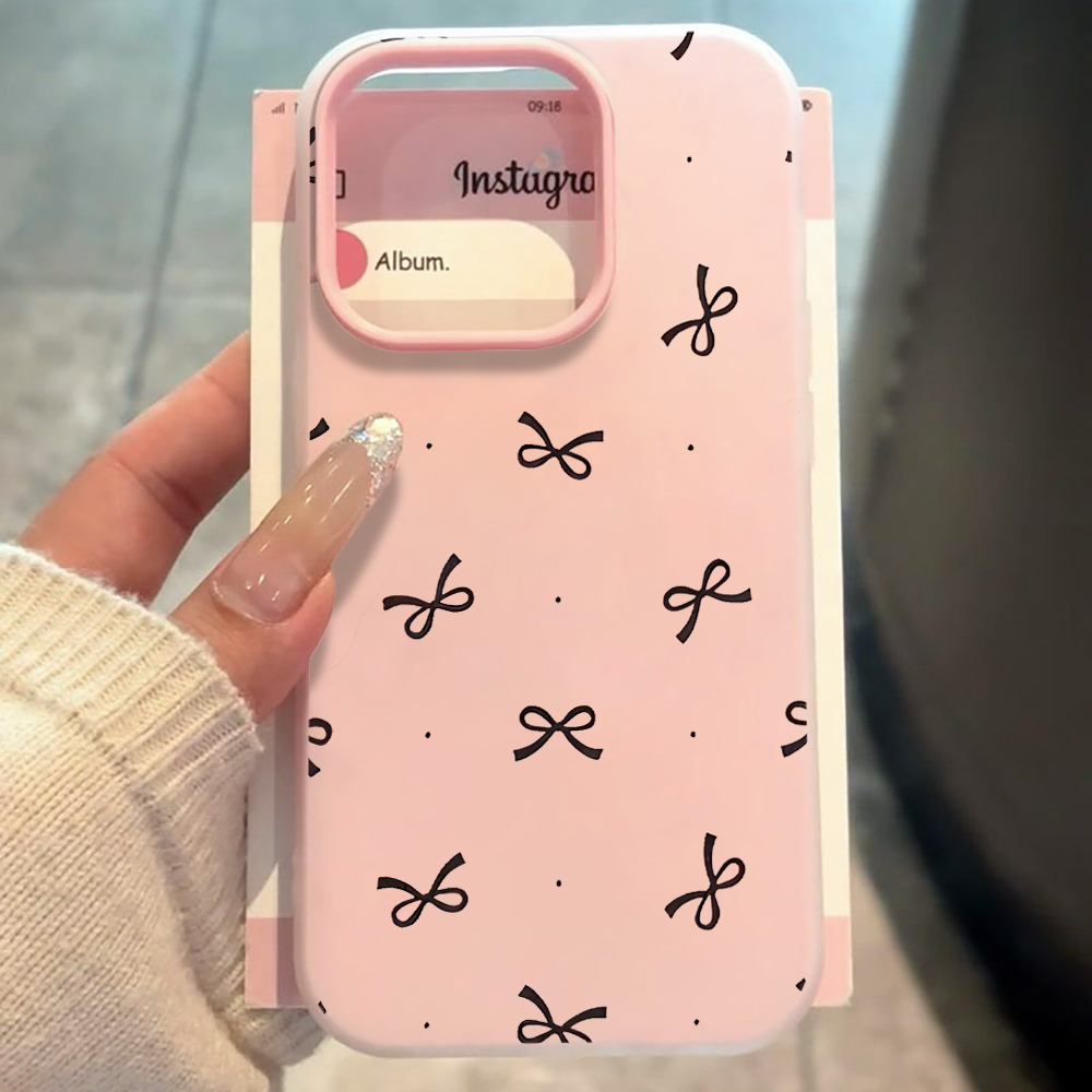 Phone Cases Iphone 17 Pro - Милый чехол для телефона с бантом