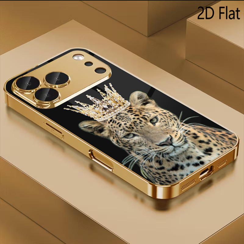 Phone Cases With Camera Cover - Чехол для телефона с узором «Леопардовый
