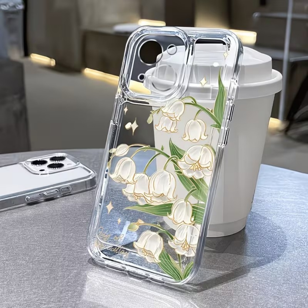 Phone Cases With Camera Cover - Винтажный чехол для телефона с лилиями