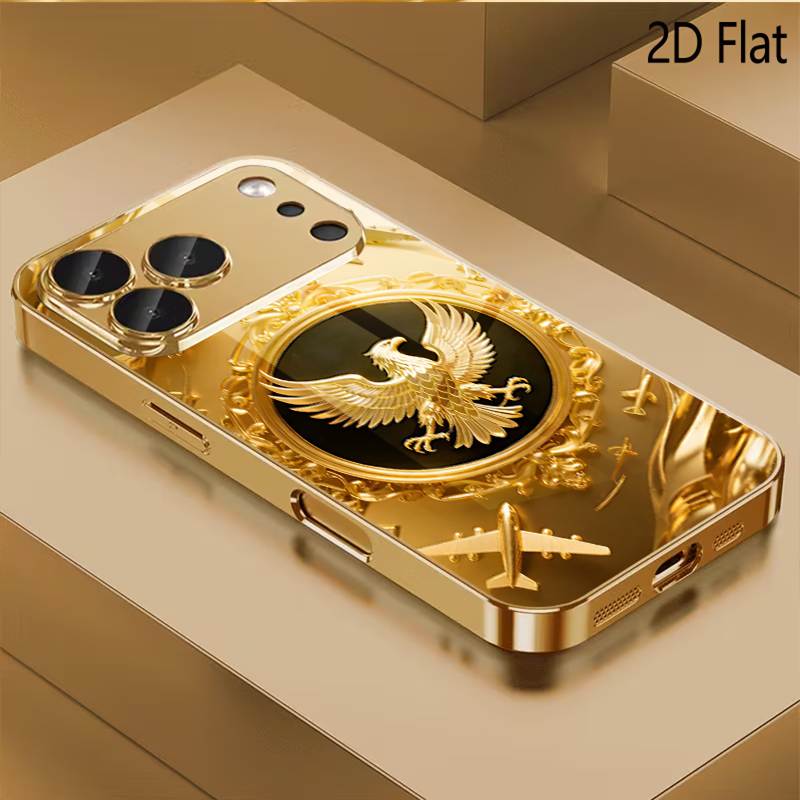 Phone Cases With Camera Cover - Дизайн из закаленного стекла с узором