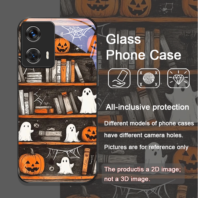 Хэллоуин Тыква Призрак Книжная – обзор и цена Phone Cases Motorola