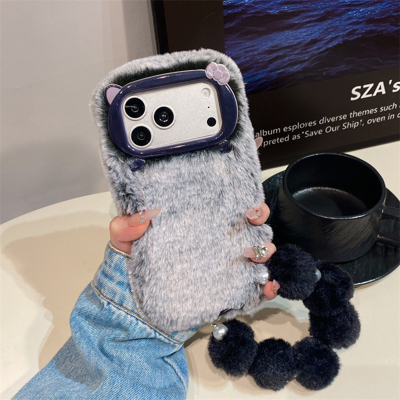 Роскошный однотонный плюшевый  – обзор и цена Phone Cases Iphone