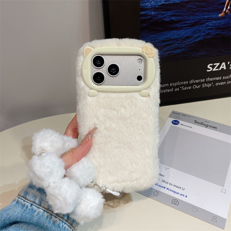 Роскошный однотонный плюшевый  – обзор и цена Phone Cases Iphone