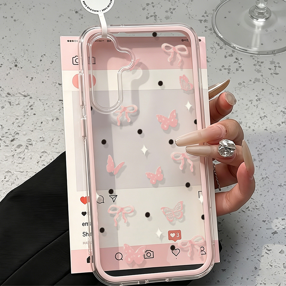 Милый розовый чехол с бантом д – обзор и цена Phone Cases With Camera Cover