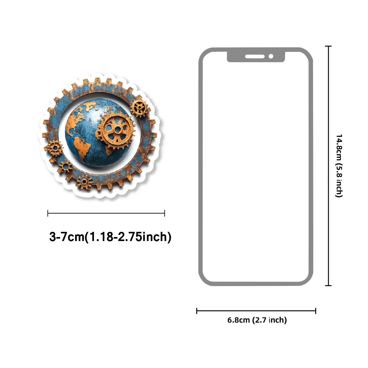 46 шт. металлические наклейки  – обзор и цена Phone Cases Kids